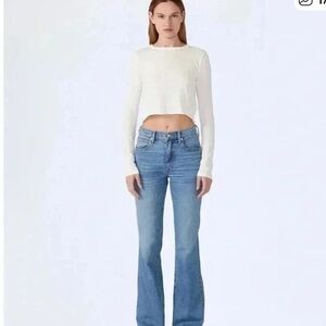 SLVRLAKE REESE  Light Blue Flare Jeans Never Worn